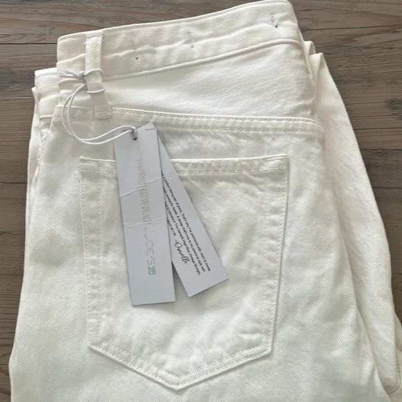 NWT Joe's Jeans x WEWOREWHAT Vintage High Rise Straight Danielle in Bone Sz 30 - Picture 10 of 10